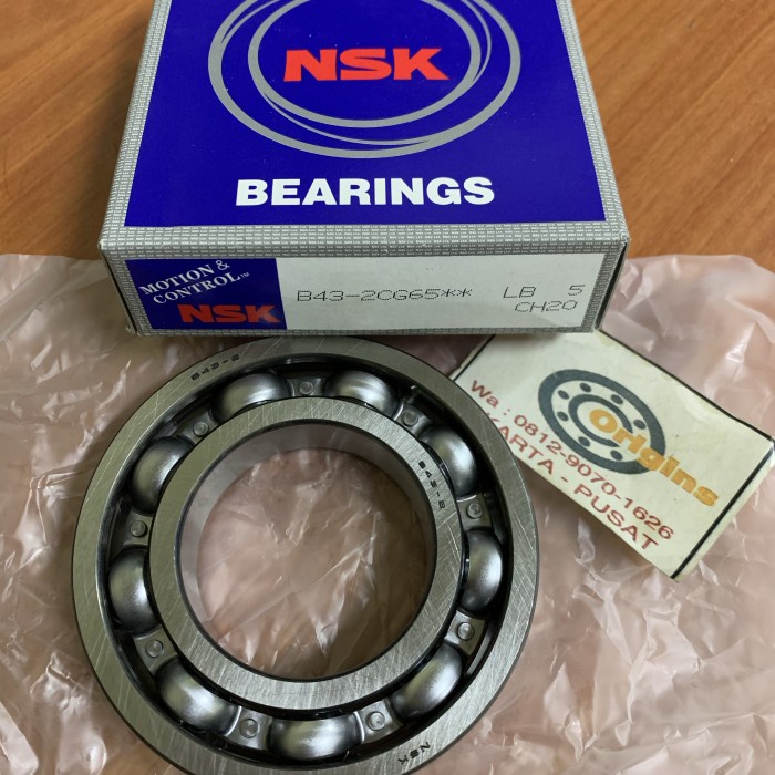 BEARING HILUX B43-2 CG65 NSK ASLI JAPAN B 43-2