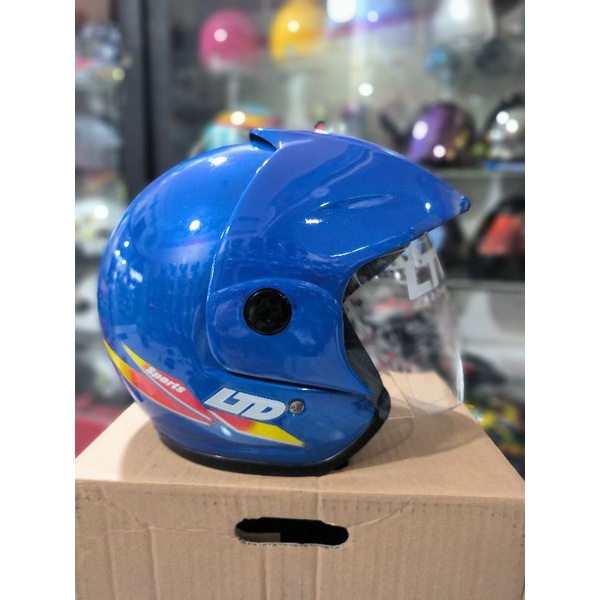 Helm LTD Sports Biru Kilat bekas