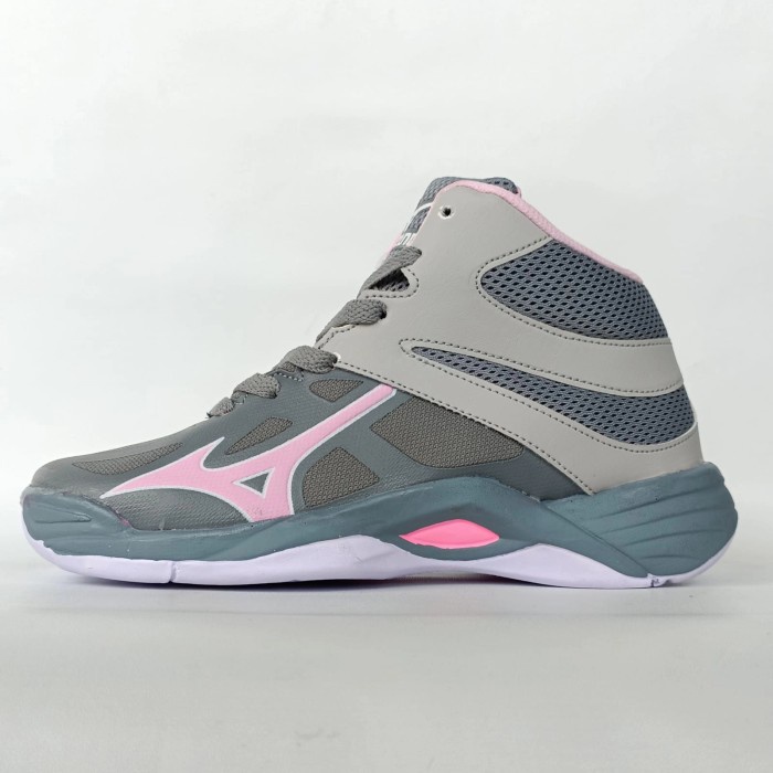 Best Seller Sepatu Mizuno Cewe Abu Ping Voli Wanita