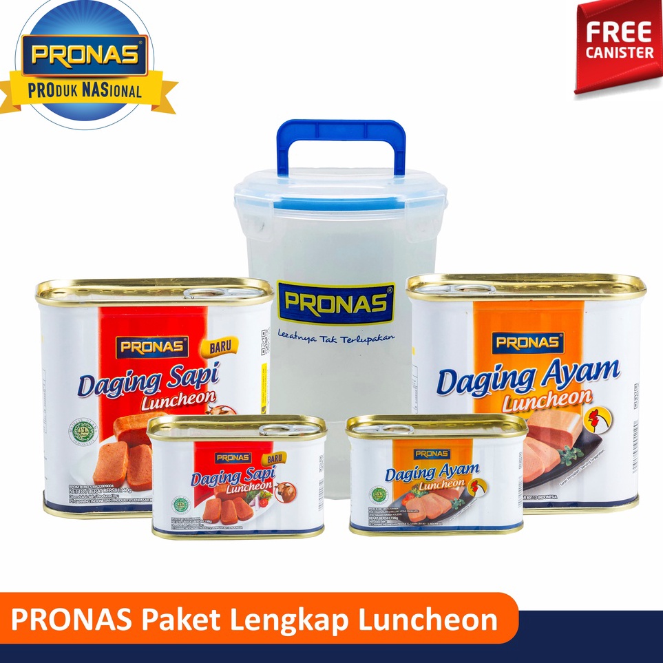 

✨Promo✨ Hari Ini PRONAS Paket Lengkap Luncheon Free Canister murah