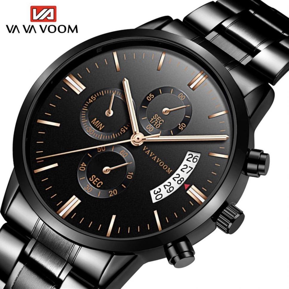 Limited Jam Tangan Pria Vava Voom 214 / 8226 Vavavoom Tahan Air Stainlees Steel Anti Karat Premium O