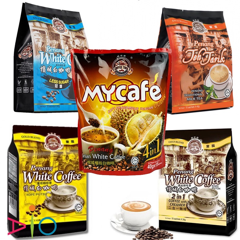 

Terlaris.. Coffee Tree Penang White Coffee | MyCafe Durian White Coffee | Kopi Penang Teh Tarik 74