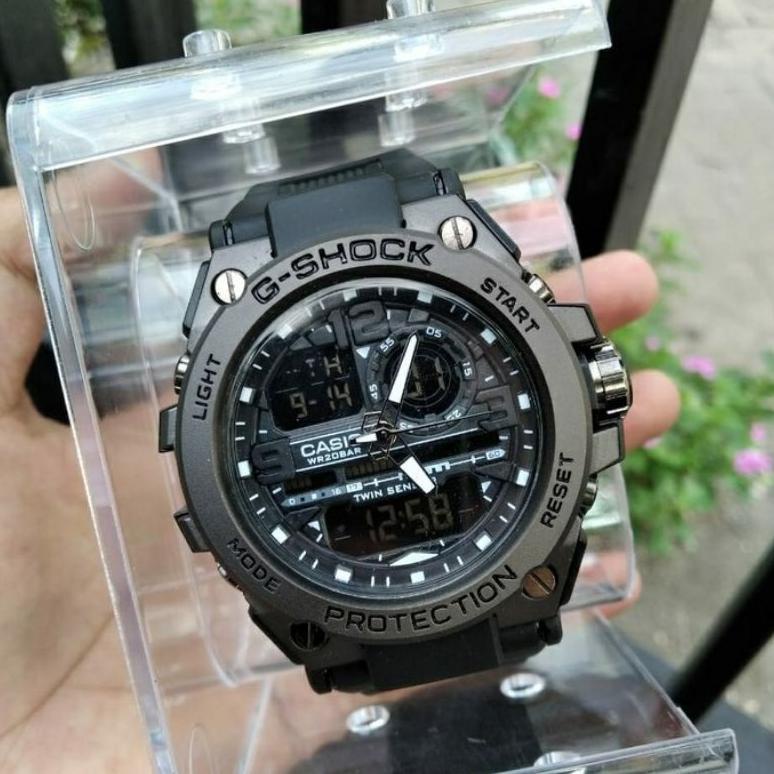 Laris Jam Tangan Pria G Shock Digital Analog Anti Air Sporty Sport Waterproof Cowok Keren Original 1