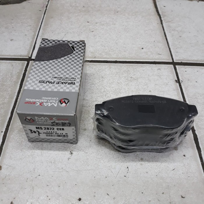 kampas rem depan peugeot 307 mrek max