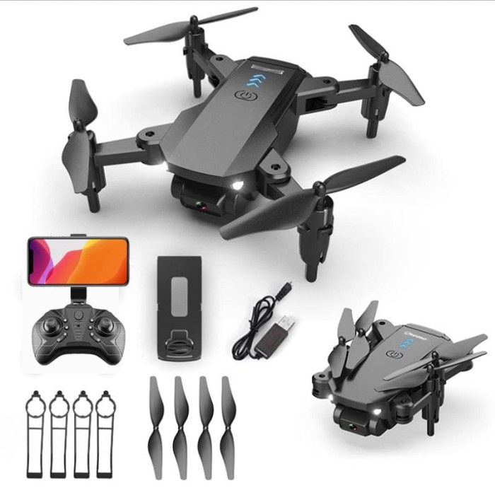 Drokam Drone 4K Dual Kamera Mini Ultra Hd Murah
