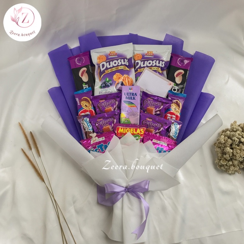 

Best Terlaris.. (B21) Buket snack/snack bouquet/bucket snack [INCLUDE: Greeting card+packing] 86