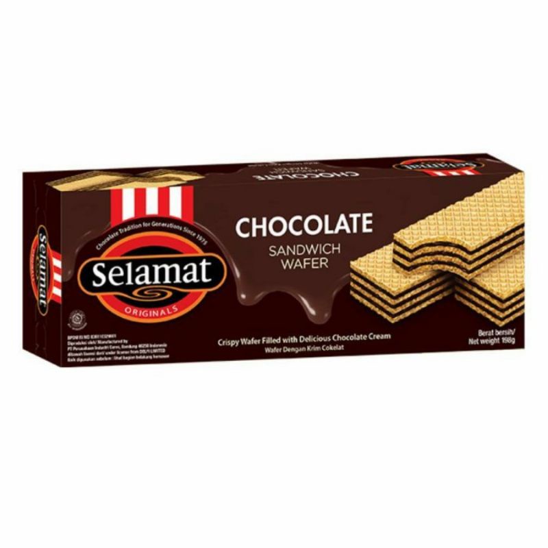 

Chocolate Sandwich Wafer 198 GR - SELAMAT