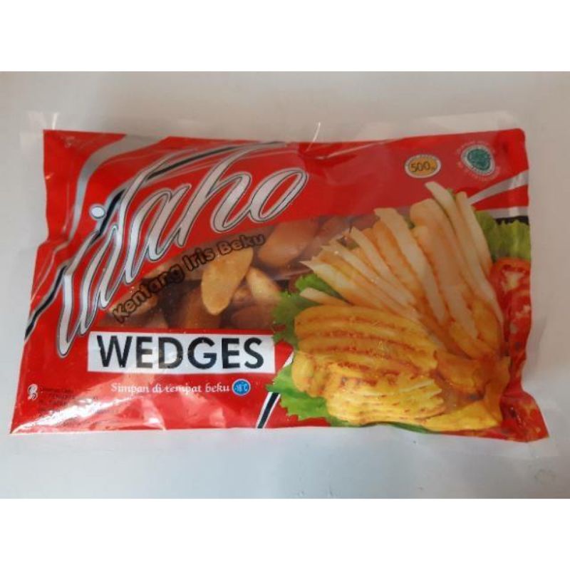 

Kentang Goreng Spicy Wedges 500 GR - IDAHO
