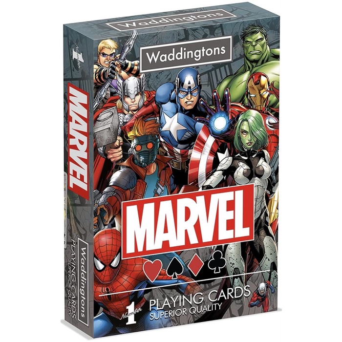 Terlaris Cardgame Waddingtons Marvel Universe Playing Cards / Kartu Remi Impor