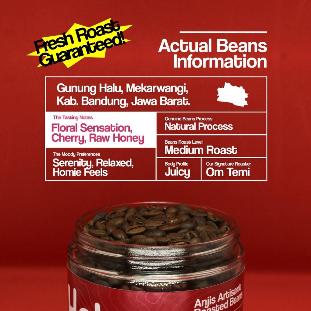 

Biji Kopi Arabika Halu Cherry Sensation 200 Gram - Specialty Roast Beans (Gunung Halu Natural)