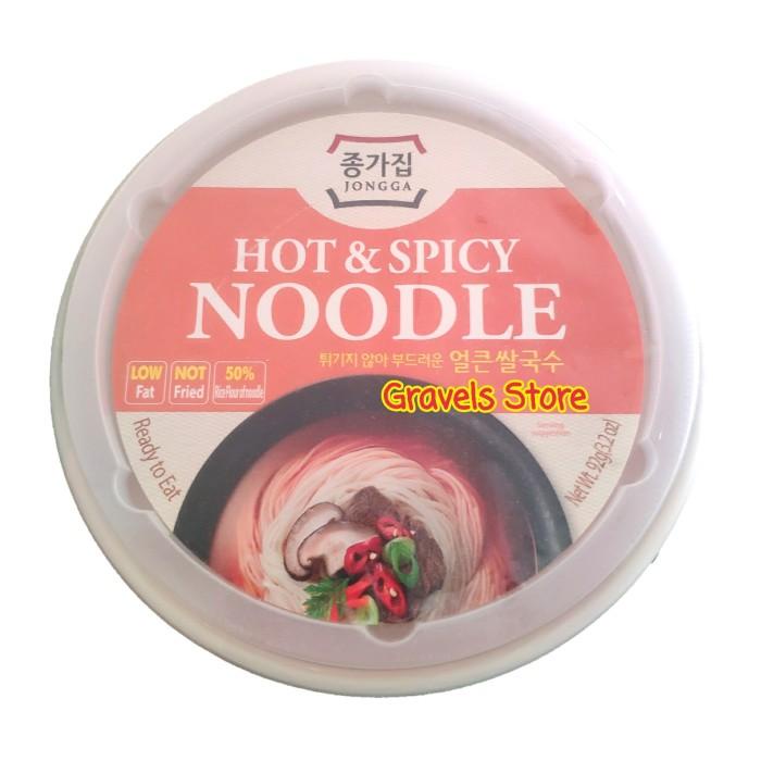 

[112gr] Jongga Rice Noodle - HOT n SPICY Flavoured - Misua Misoa Korea Best Seller