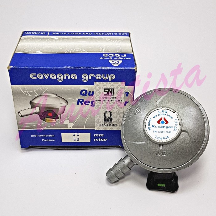 Regulator gas KOSANGAS kepala gas ITALIA quick on regulator SNI