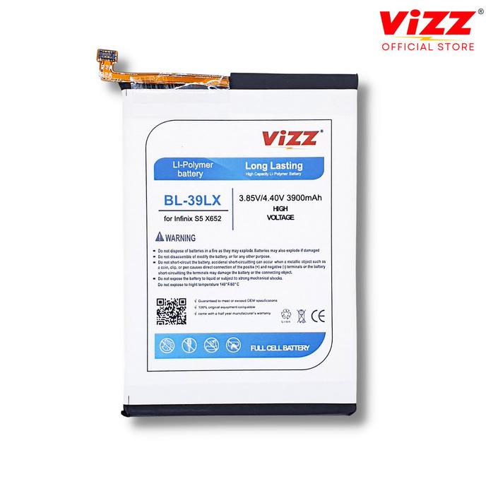VIZZ Baterai Infinix BL-39LX Batre S5 X652 / S5 Lite X652B