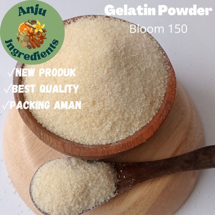 

Gelatine Powder Halal 250Gram - Bloom 150 / Gelatine Bubuk