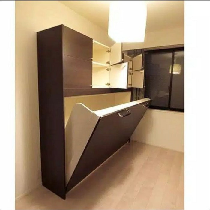 Hamp Engsel Ranjang Tempat Tidur Lipat Rak Dinding Winston Bed Save