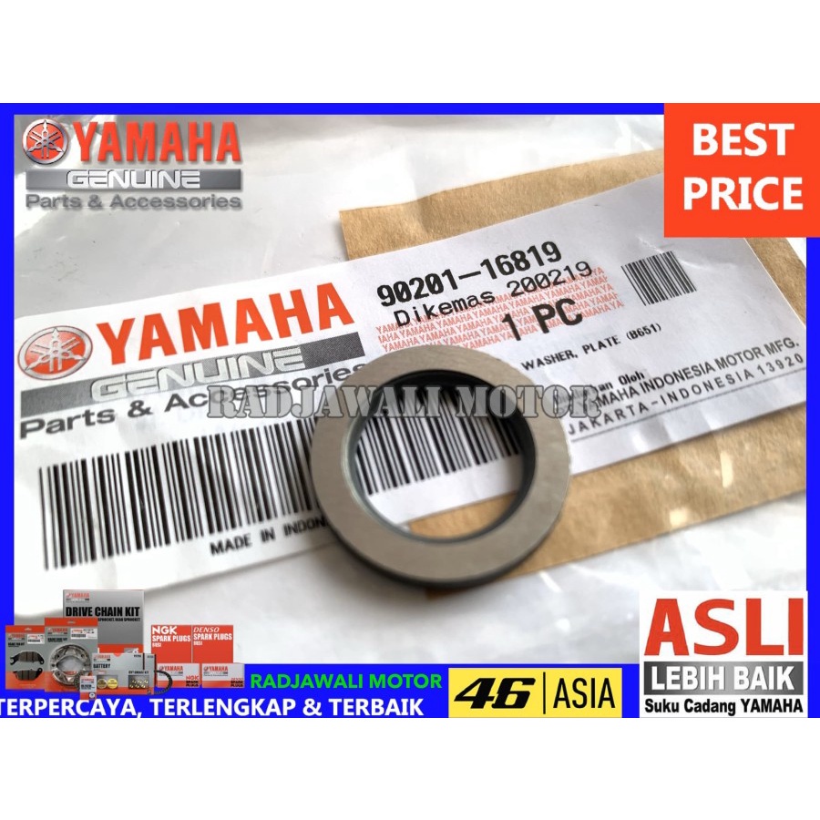 RING PULI PULLY TUTUP RUMAH ROLLER AEROX 155 ASLI ORIGINAL YAMAHA 90201-16819 ORIGINAL YAMAHA