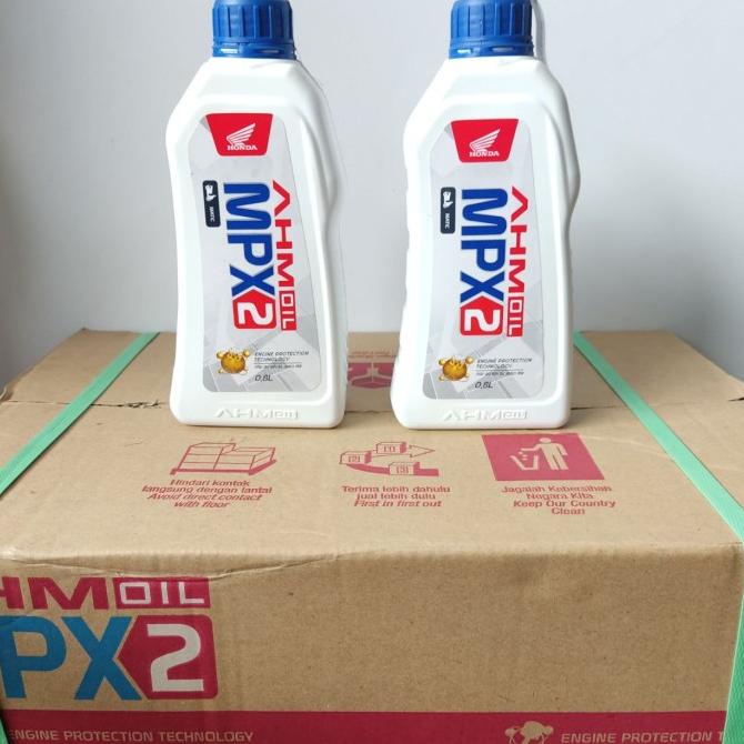 Grosir Oli Mesin MPX 2 Matic 0.8 L Per 1 Dus Isi 24 Botol