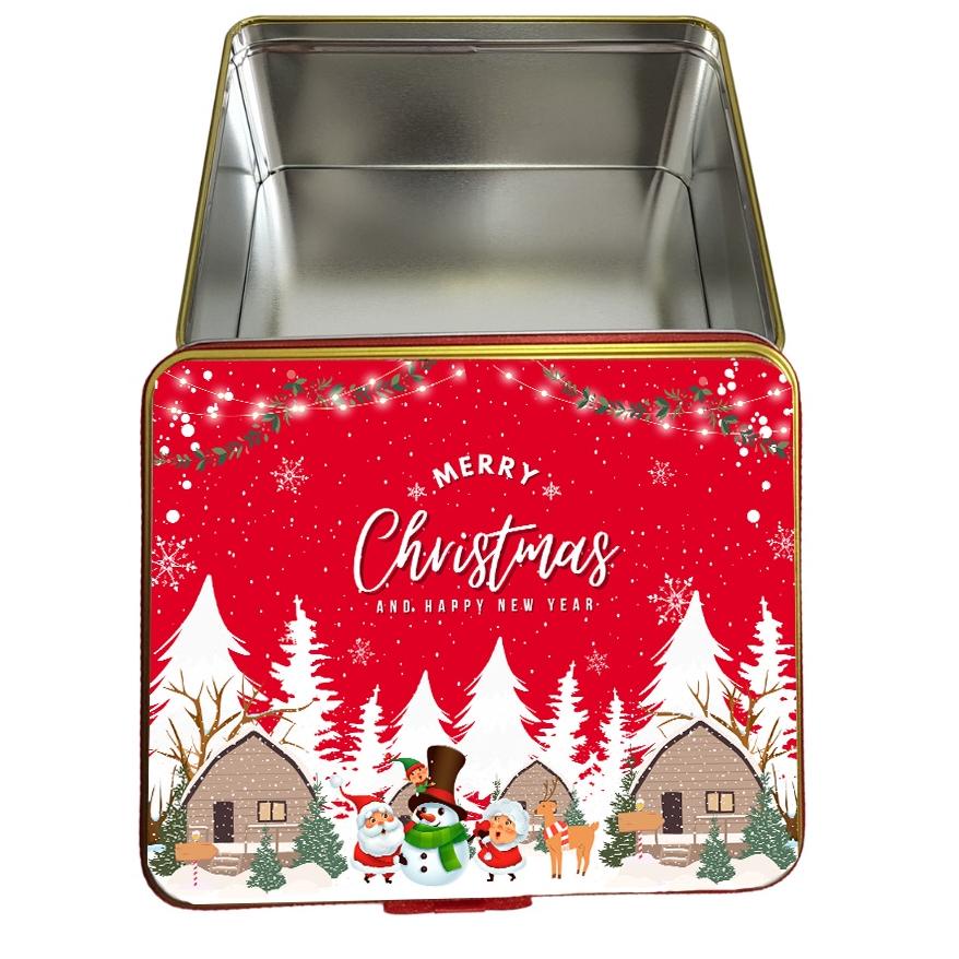 

Terbaru Kaleng kotak Natal Merah Box Christmas Toples Penyimpanan Kue Kering Wadah Xmas Red 17x14x8 cm by Hapunni