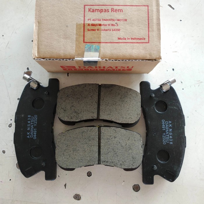 Kampas rem Agya Ayla matic 04491-YZ020