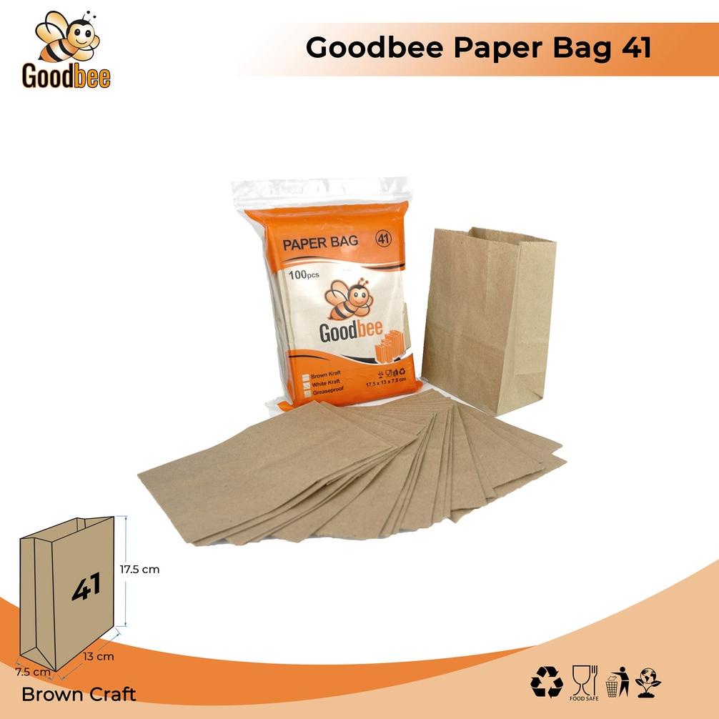 

Sale 7.7 PAPER BAG - SOS BAG KODE 41 - BROWN KRAFT - KANTONG KERTAS KENTANG ROTI - 100 PCS