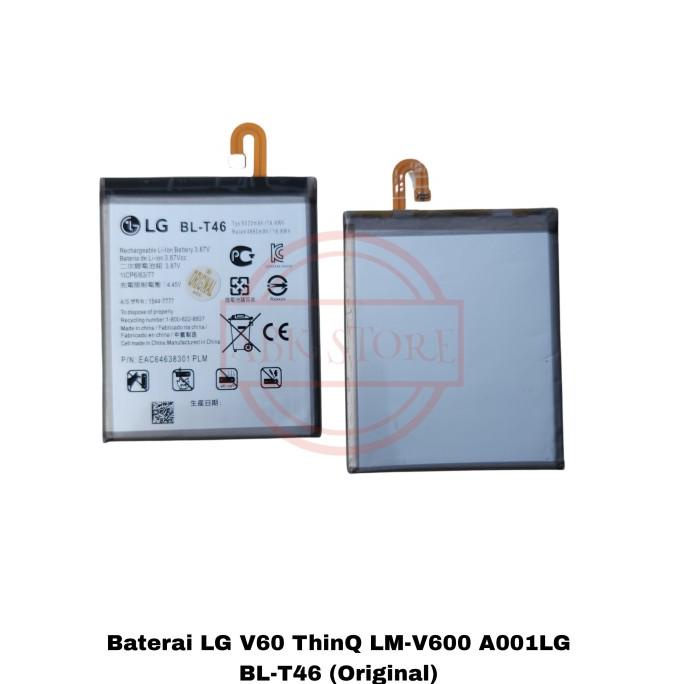 BATRE BATERAI BATTERY LG V60 LM-V600 A001LG BL-T46 ORIGINAL