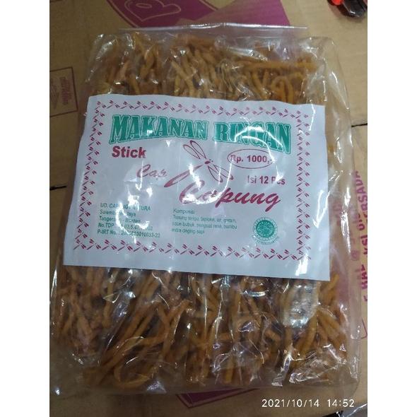 

New stick cap capung makanan ringan