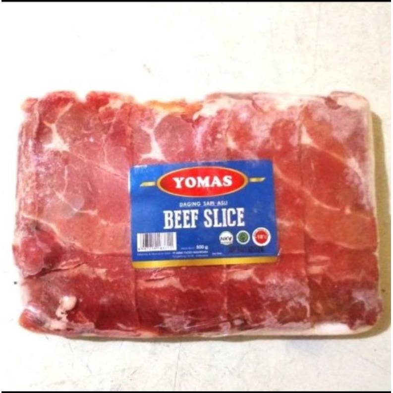 

Yomas Beef Slice Teriyaki 500gr Daging Sapi Asli
