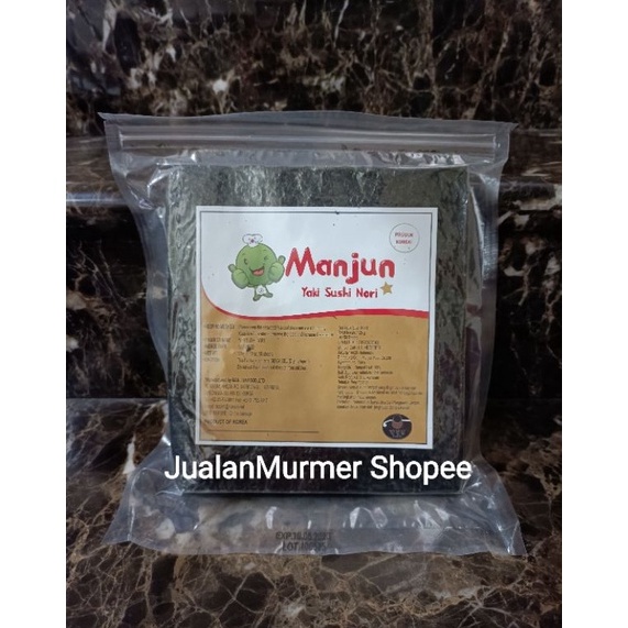 

『MPD』 Manjun Sushi Nori 50 Lembar 1 Pack