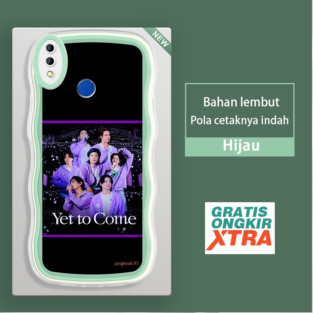 Mulia Realme 3 pro C1 C2  Casing Ponsel  BTS Yot To Come  warna-warni gelombang batas sofe Case jell
