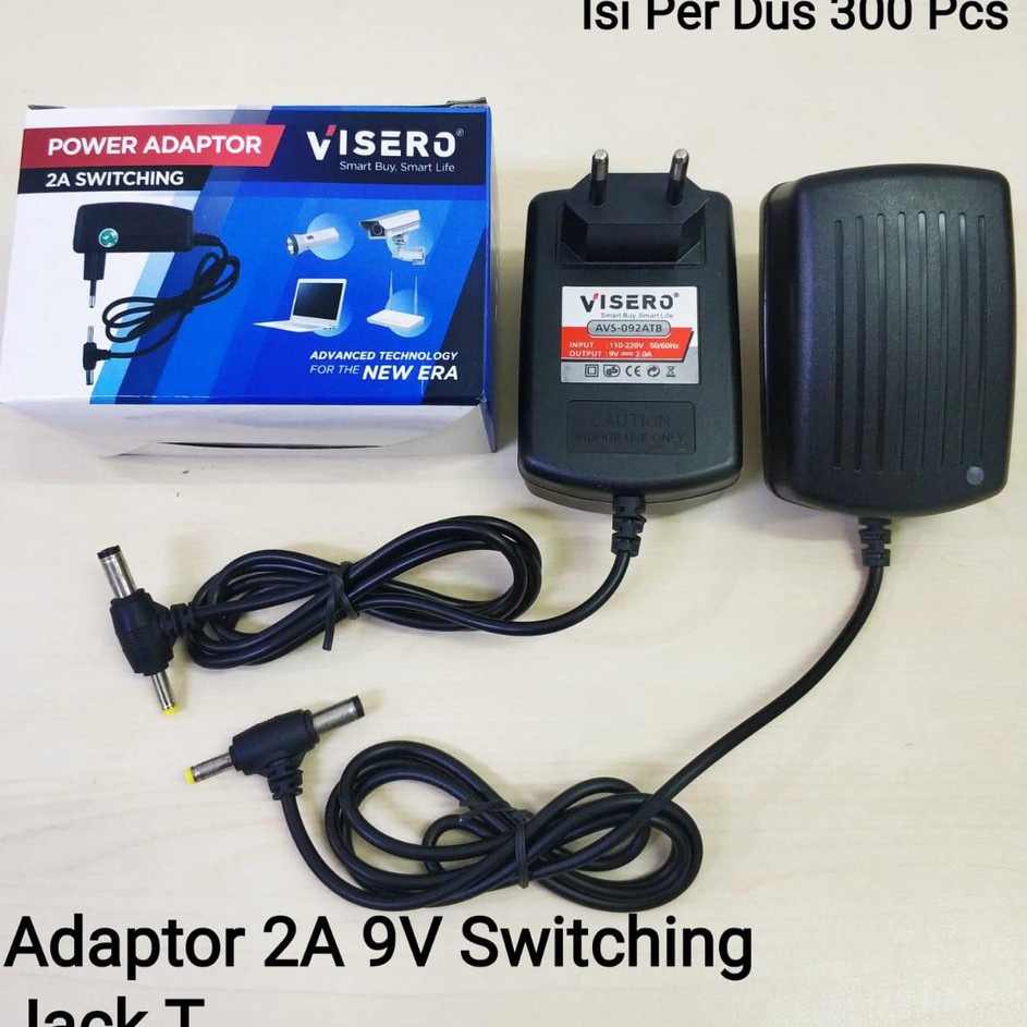 aN Adaptor 9 Volt 2 Ampere Visero ✿ ❊ ・