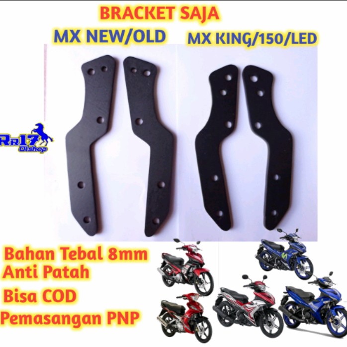 Bracket step belakang fu dan underbone pnp mx new old king 150 breket