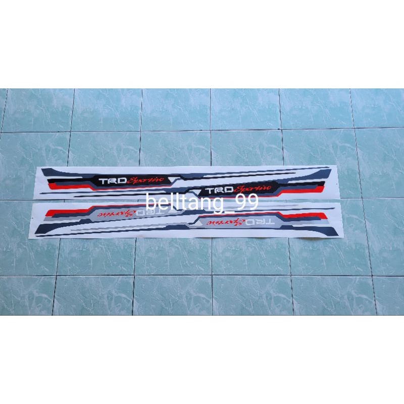 Stiker List Body Yaris / Sticker Yaris / Stiker Trd yaris / Stiker Trd sportivo yaris / trd yaris /a