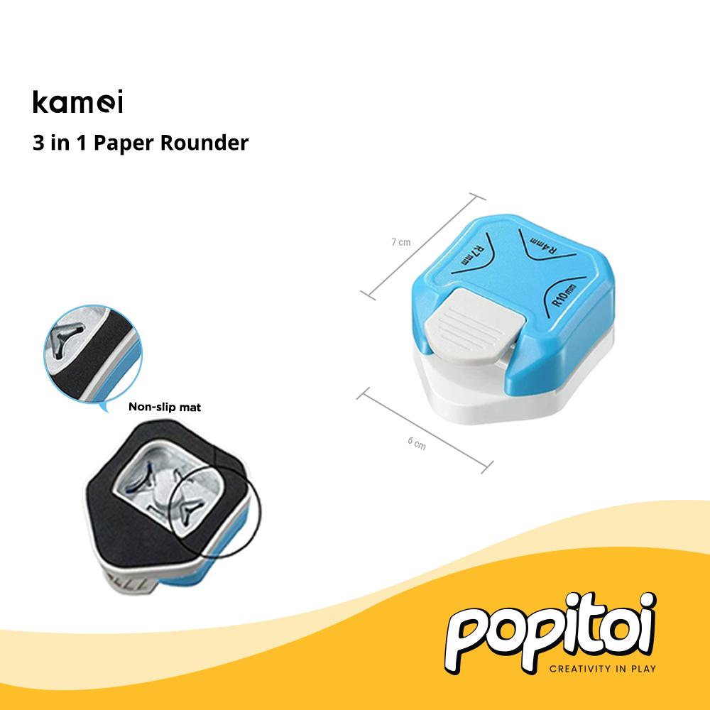 

KAMEI 3 IN 1 CORNER PUNCHER ROUNDER ALAT LENGKUNGAN SUDUT KADOMARU