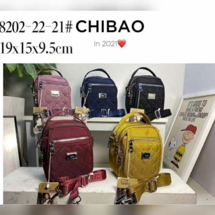 DISKON SPESIAL TAS WANITA IMPORT SELEMPANG CHIBAO CB8202-22-21 8202-22-21 BORDIR BATA TERBARU