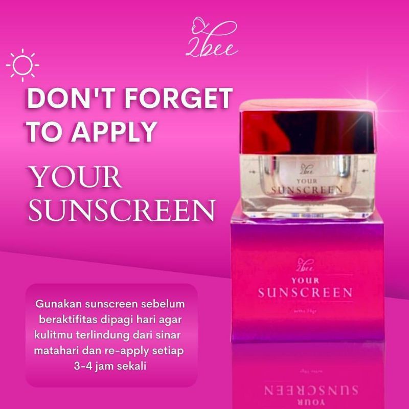 2bee Your Sunscreen