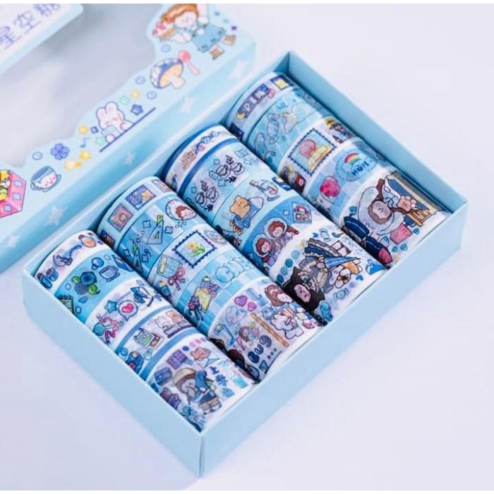 

Stiker Box Roll Washi / Stiker Washi Roll Box Warna