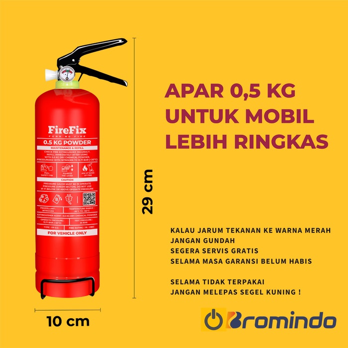 Alat Pemadam Kebakaran Api Apar Mobil 0.5 Kg Firefix