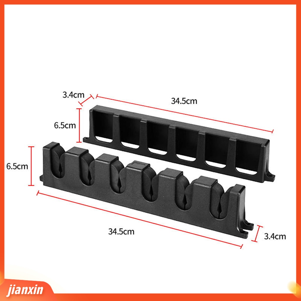 [Jianxin] 1 Set Holder Joran Pancing Adjustable 6slot Vertikal Gantung Angling Lure Rod Storage Stand Untuk Outdoor