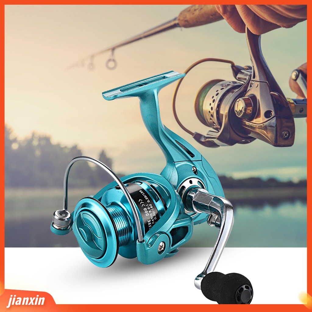 [Jianxin] fishing Reel Kuat Dan Kokoh Collapsible Handle Transmisi Halus Rem Besar Halus Tembakan Panjang Memancing Knob Metal Kekuatan Tinggi Gulungan Berputar Untuk Memancing Di Luar Ruangan