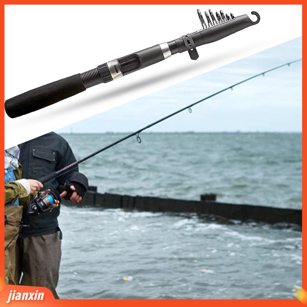 [Jianxin] 1.8-3.6m Ergonomic Handle Ceramic Guiding Ring Flexible Spring Sensitive Tip Fiberglass Sea Rod Air Asin Air Tawar Telescopic Fishing Rod Untuk Pecinta Memancing