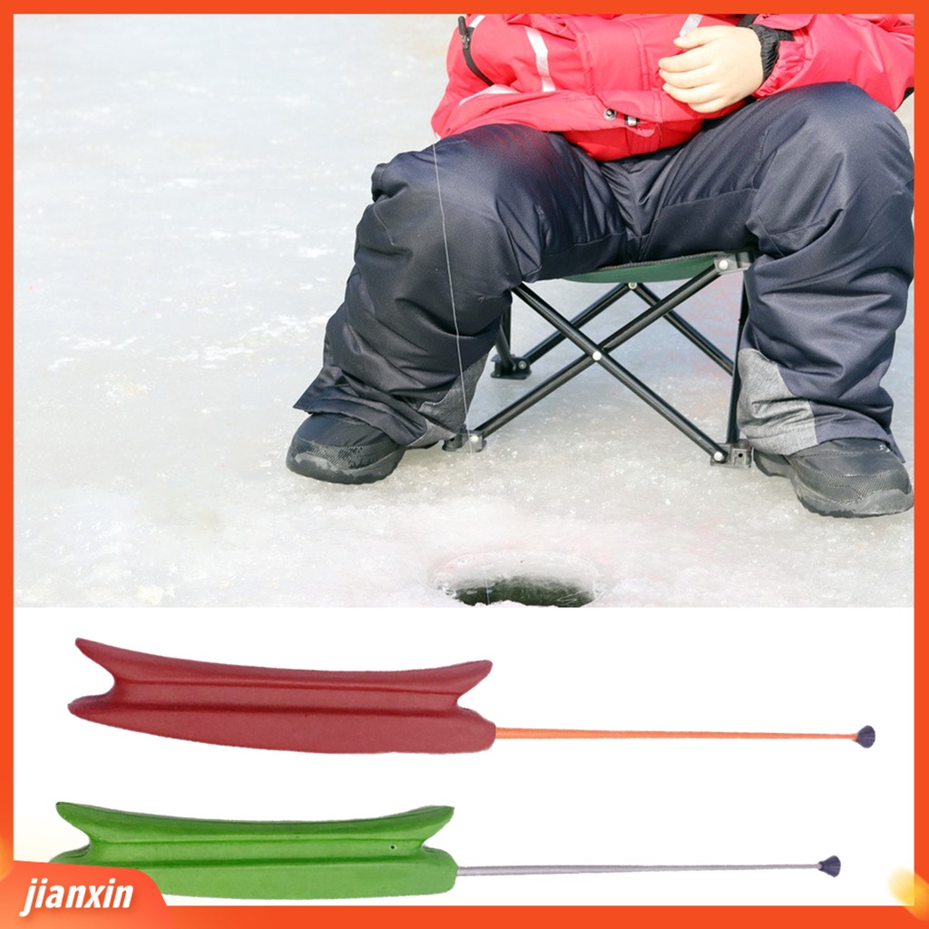 [Jianxin] fishing Pole Fleksibel Desain Ergonomis Adjustable Pegangan Tebal Anti-Slip Memancing Es Kekuatan Tinggi Anak Ice Fishing Rod Untuk Outdoor