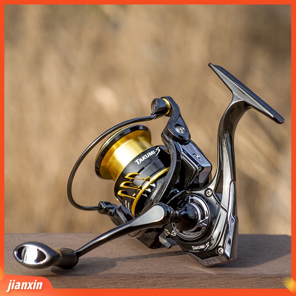 [Jianxin] lure Spinning Reel Adjustable Rasio Kecepatan Tinggi 5.2: 1gagang Ganda Kiri Kanan Memancing Roda Berputar Fishing Tackle