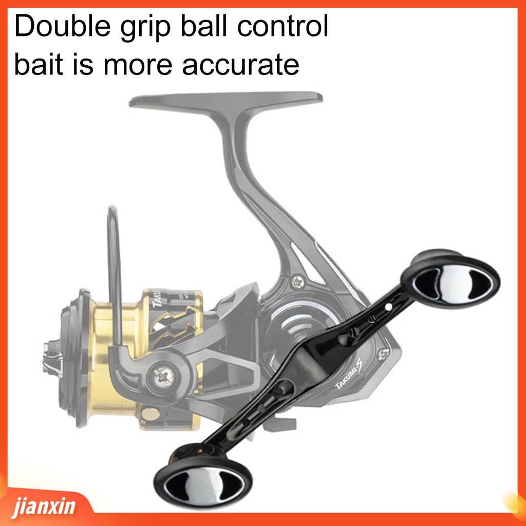 [Jianxin] lure Spinning Reel Adjustable Rasio Kecepatan Tinggi 5.2: 1gagang Ganda Kiri Kanan Memancing Roda Berputar Fishing Tackle