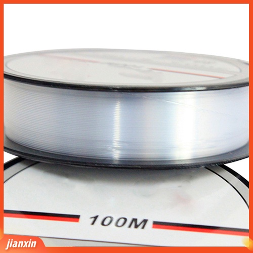 [Jianxin] 100m / 109yards Senar Pancing Bahan Nilon Super Kuat Warna Putih