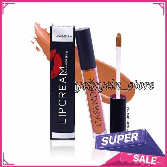 CASANDRA LIPCREAM GLAM NUDE BEST PRODUK