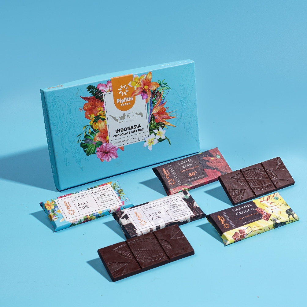 

Best Pipiltin Cocoa - Chocolate Bar Indonesia Gift Box 4 x 35gr AKM