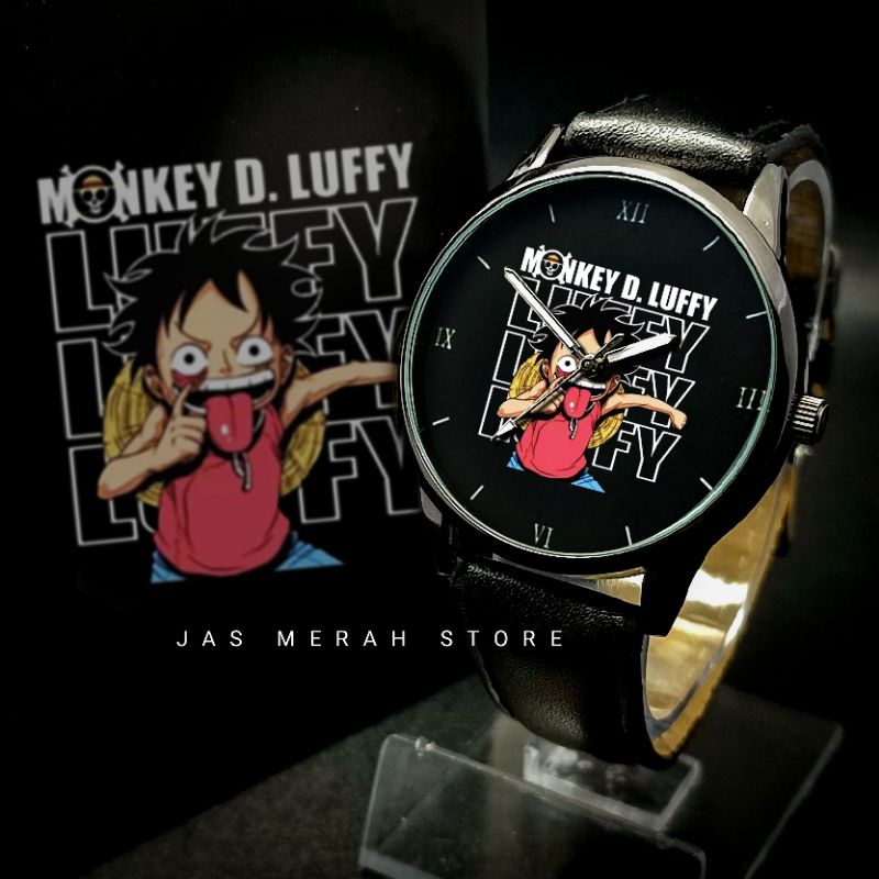 Jam Tangan One Piece Luffy Melet Include Double Strap + Box One Piece