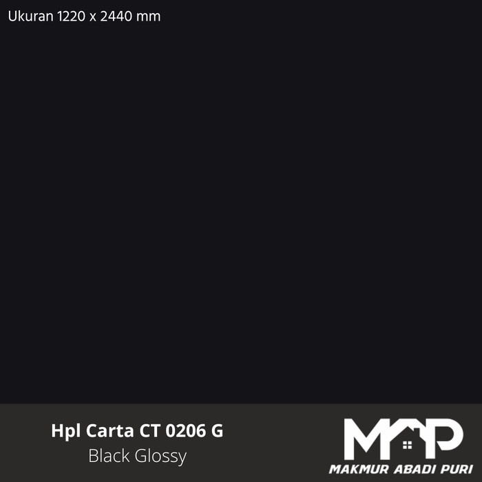 Terlaris Hpl Carta Ct 0206 G ( Black Glossy )