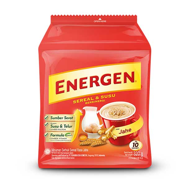 Promo Harga Energen Cereal Instant Jahe per 10 sachet 30 gr - Shopee