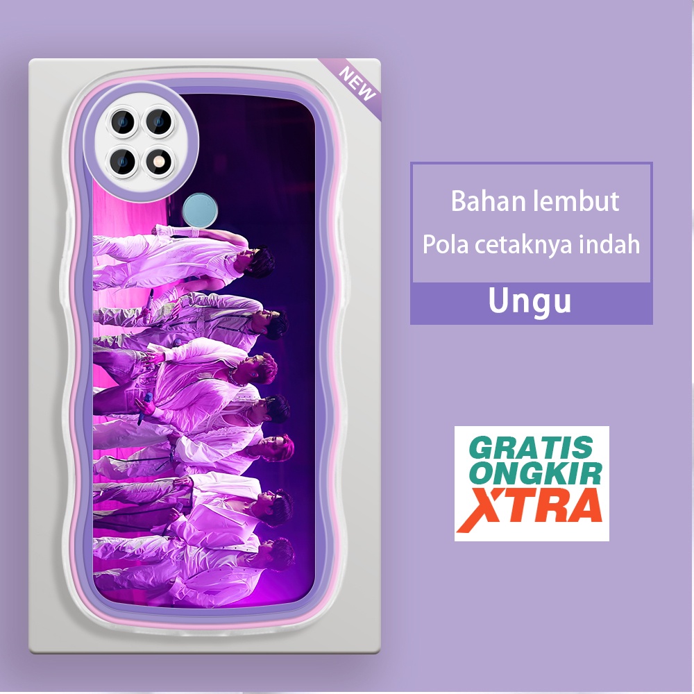 Mulia OPPO A15 A15S A16 A16S A16K A16E A17 A17K A31 A33 2020 A39 A36  Casing Ponsel  Konser BTS Kore